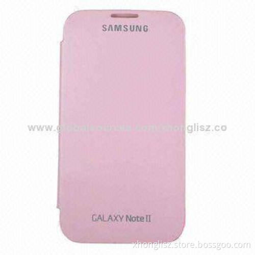 PC Cover with Leather Case for Samsung Galaxy Note II